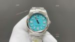 Clean Factory Rolex Oyster Perpetual 3230 Blue Face Watch 41mm